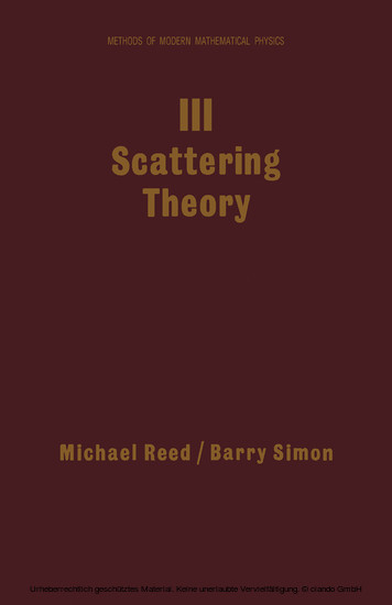 III: Scattering Theory main product photo