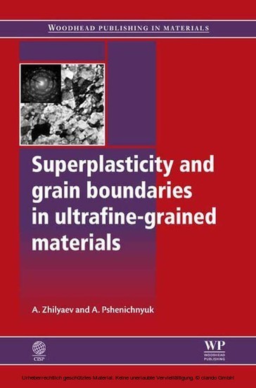 Superplasticity and Grain Boundaries in Ultrafine-Grained Materials main product photo
