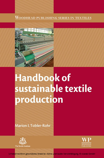 Handbook of Sustainable Textile Production main product photo