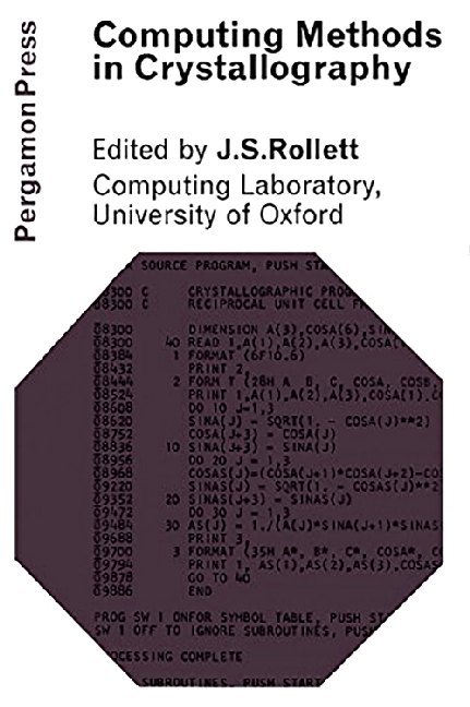Computing Methods in Crystallography main product photo