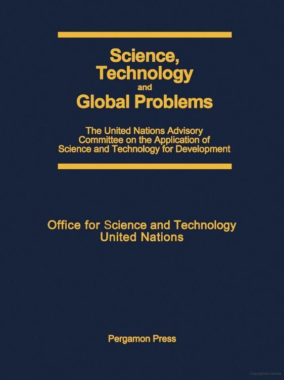 Science, Technology and Global Problems main product photo