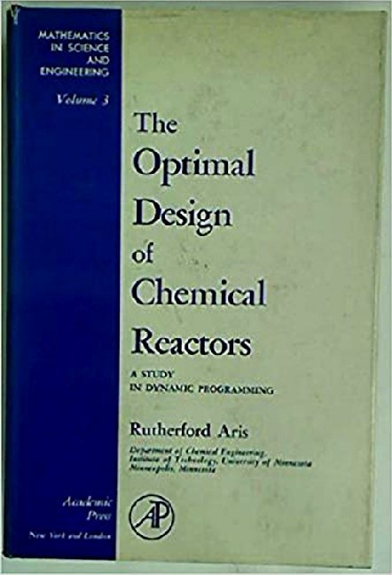 The Optimal Design of Chemical Reactors main product photo