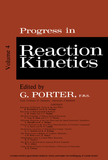Progress in Reaction Kinetics main product photo