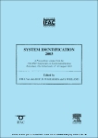System Identification 2003 main product photo