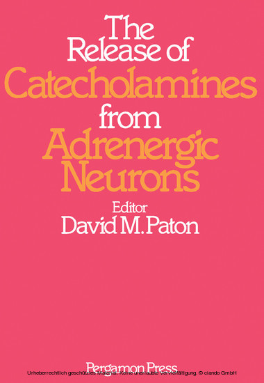 The Release of Catecholamines from Adrenergic Neurons main product photo