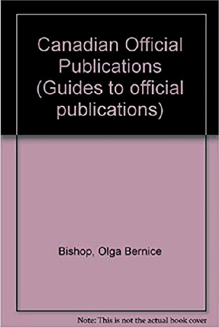Canadian Official Publications main product photo