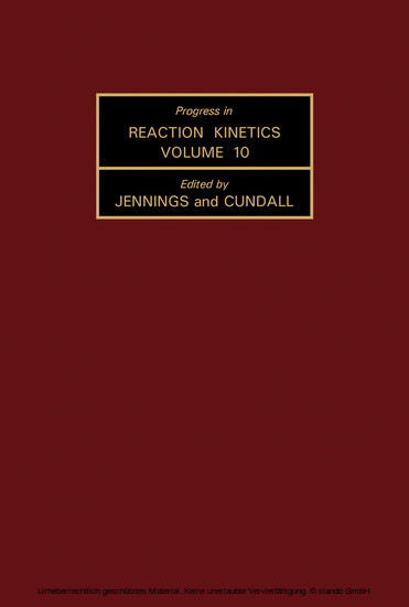 Progress in Reaction Kinetics main product photo