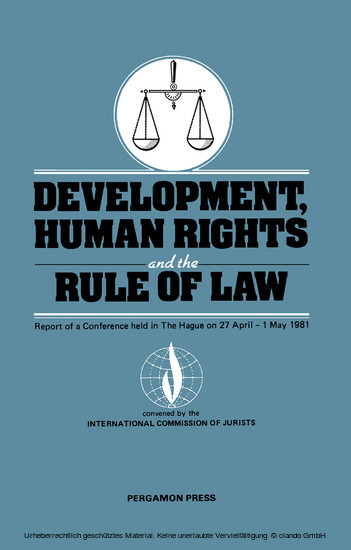 Development, Human Rights and the Rule of Law main product photo