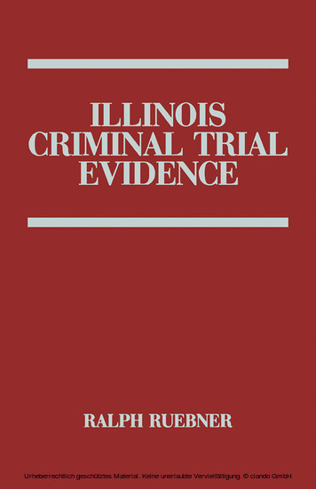 Illinois Criminal Trial Evidence main product photo