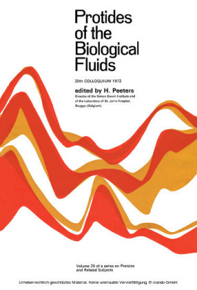 Protides of the Biological Fluids