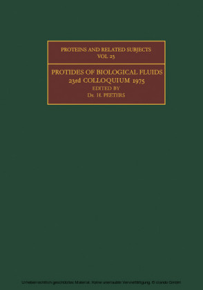 Protides of the Biological Fluids