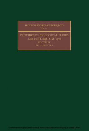 Protides of the Biological Fluids