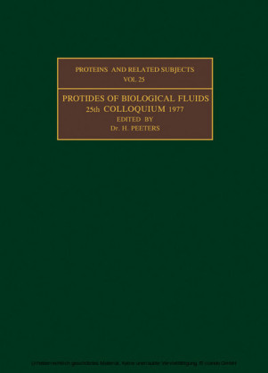 Protides of the Biological Fluids