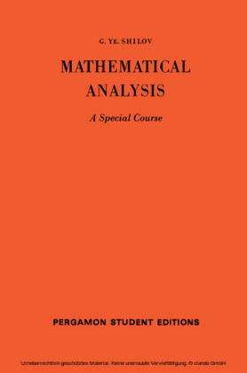 Mathematical Analysis