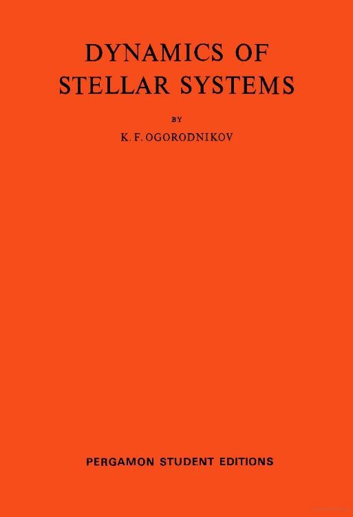 Dynamics of Stellar Systems main product photo