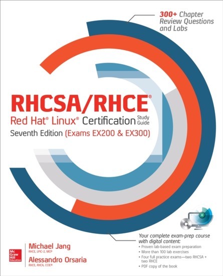 RHCSA/RHCE Red Hat Linux Certification Study Guide, Seventh Edition (Exams EX200 & EX300) main product photo