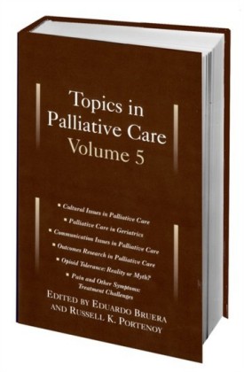 Topics in Palliative Care:  Volume 5