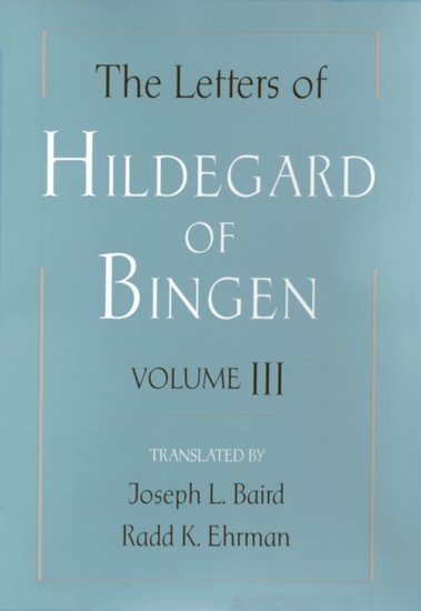 Letters of Hildegard of Bingen: Volume III main product photo