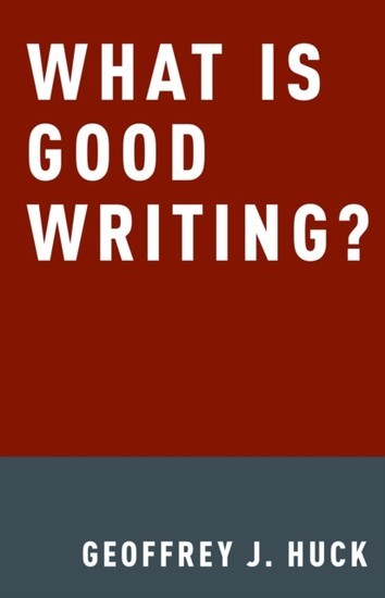 What Is Good Writing? main product photo