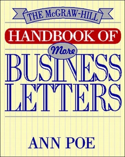 McGraw-Hill Handbook of More Business Letters main product photo