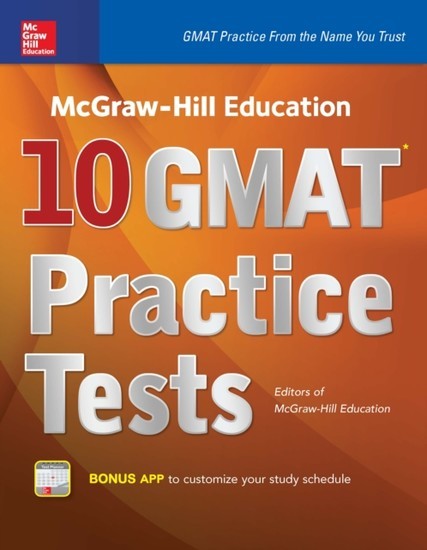 McGraw-Hill Education 10 GMAT Practice Tests main product photo