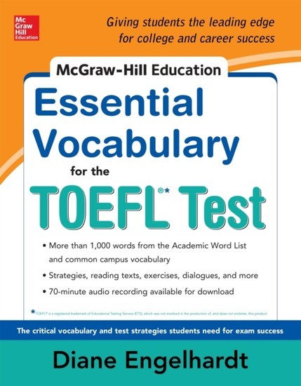 McGraw-Hill Education Essential Vocabulary for the TOEFL Test main product photo