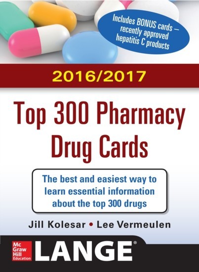 McGraw-Hill's 2016/2017 Top 300 Pharmacy Drug Cards main product photo