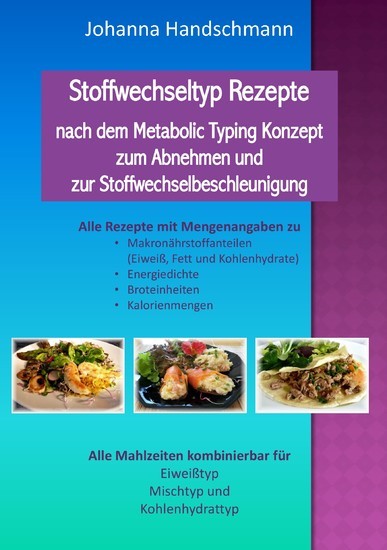Stoffwechseltyp Rezepte nach dem Metabolic Typing Konzept zum Abnehmen und zur Stoffwechselbeschleunigung main product photo