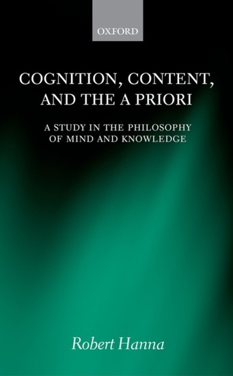 Cognition, Content, and the A Priori: A Study in the Philosophy of Mind and Knowledge main product photo