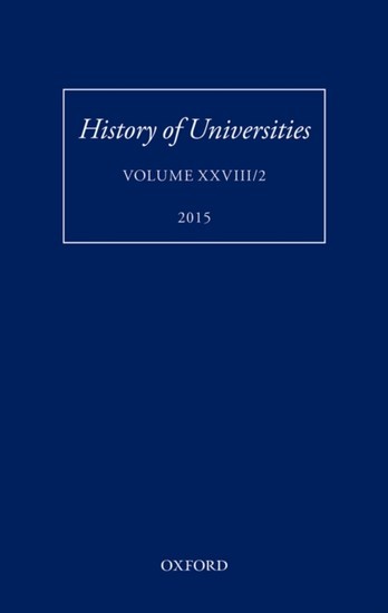 History of Universities: Volume XXVIII/2 main product photo