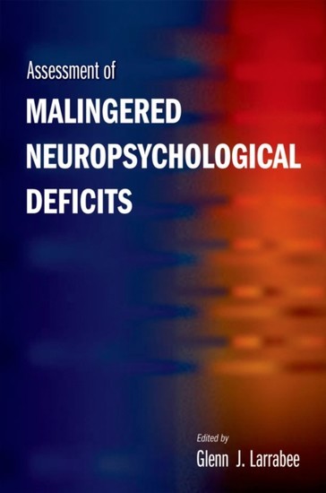 Assessment of Malingered Neuropsychological Deficits main product photo