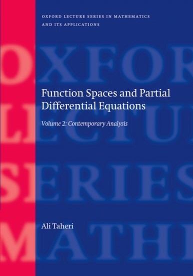Function Spaces and Partial Differential Equations: Volume 2 - Contemporary Analysis main product photo