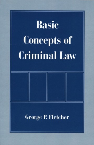 Basic Concepts of Criminal Law main product photo