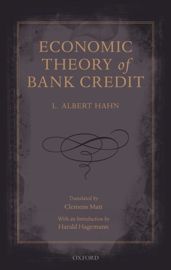 Economic Theory of Bank Credit main product photo