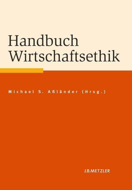 Handbuch Wirtschaftsethik main product photo