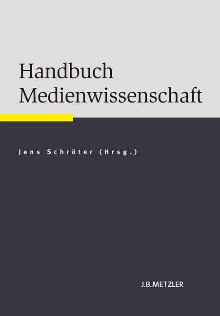 Handbuch Medienwissenschaft main product photo