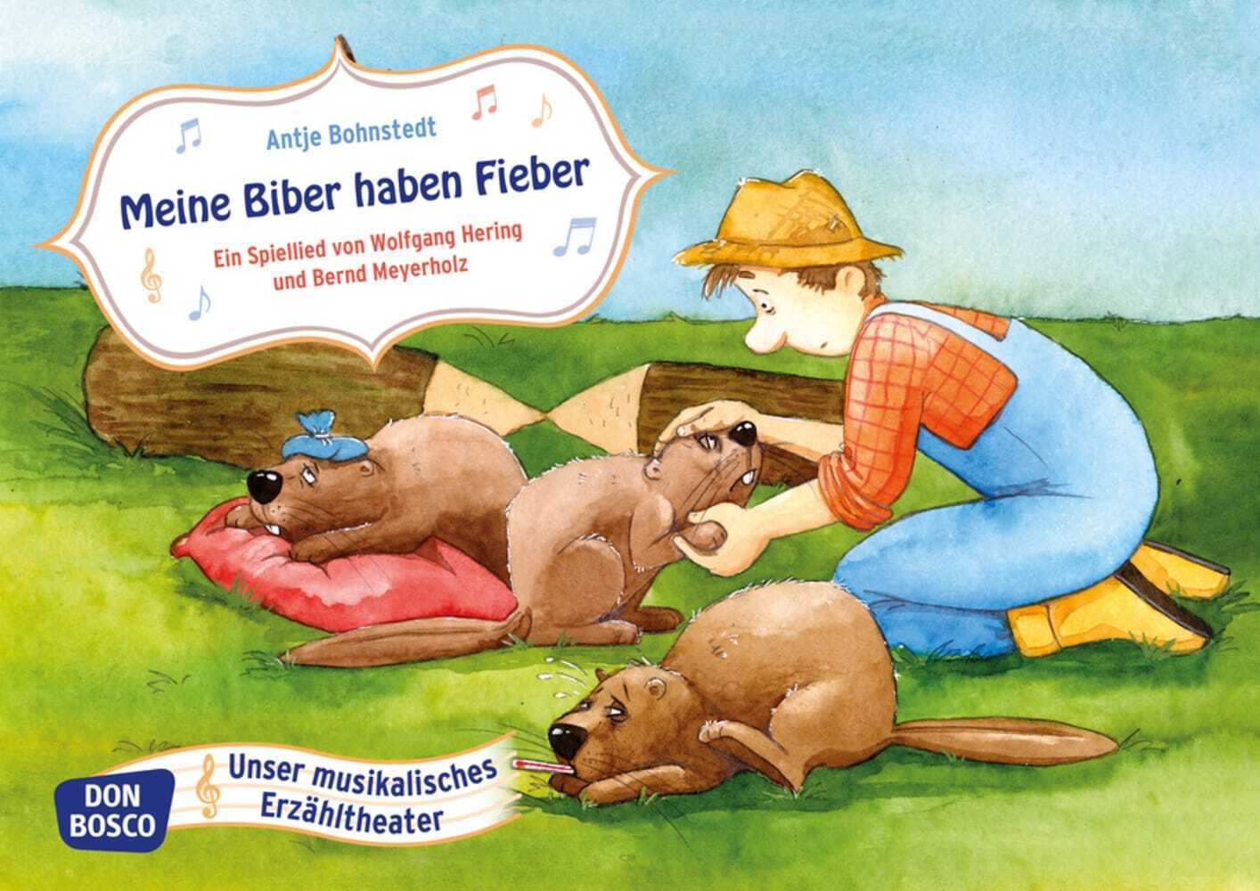 Meine Biber haben Fieber. Ein Spiellied, Kamishibai Bildkartenset main product photo