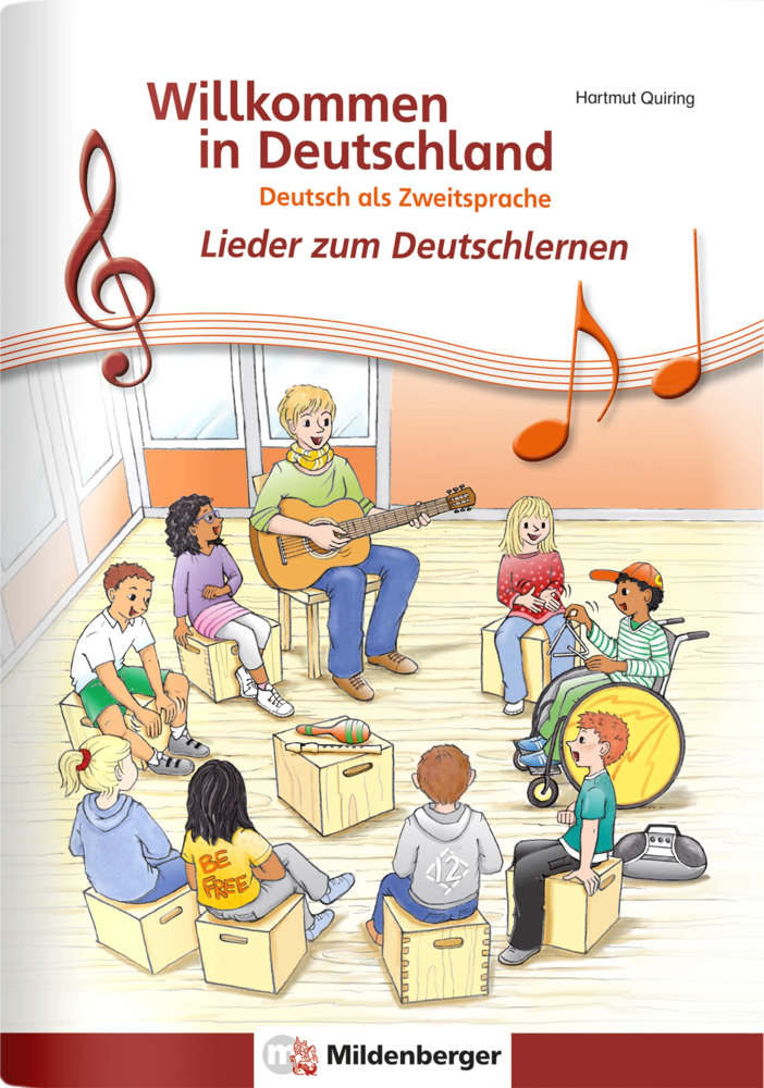 Willkommen in Deutschland - Lieder zum Deutschlernen, Arbeitsheft main product photo