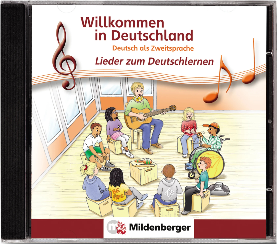Willkommen in Deutschland - Deutsch als Zweitsprache - Lieder zum Deutschlernen, Audio-CD main product photo