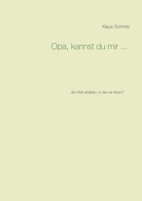 Opa, kannst du mir ... main product photo