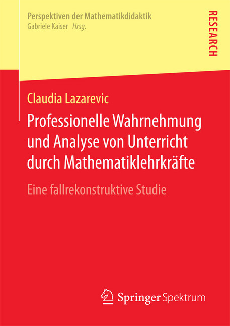 Professionelle Wahrnehmung und Analyse von Unterricht durch Mathematiklehrkräfte main product photo