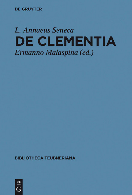 De clementia libri duo main product photo