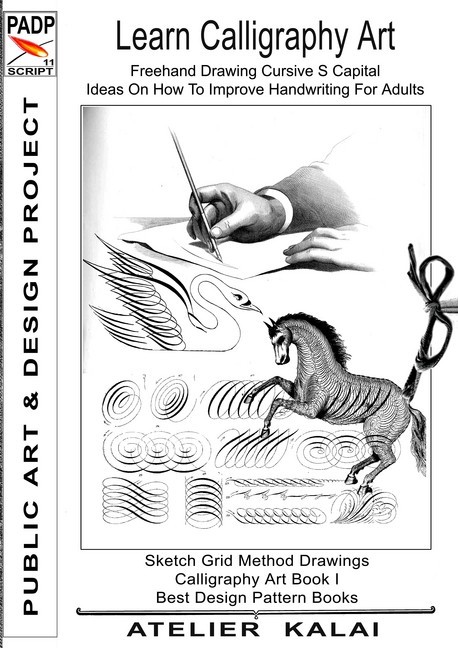 PADP Script 11: Learn Calligraphy Art - Freehand Drawing Cursive S Capital - Ideas On How To Improve Handwriting For Adults main product photo
