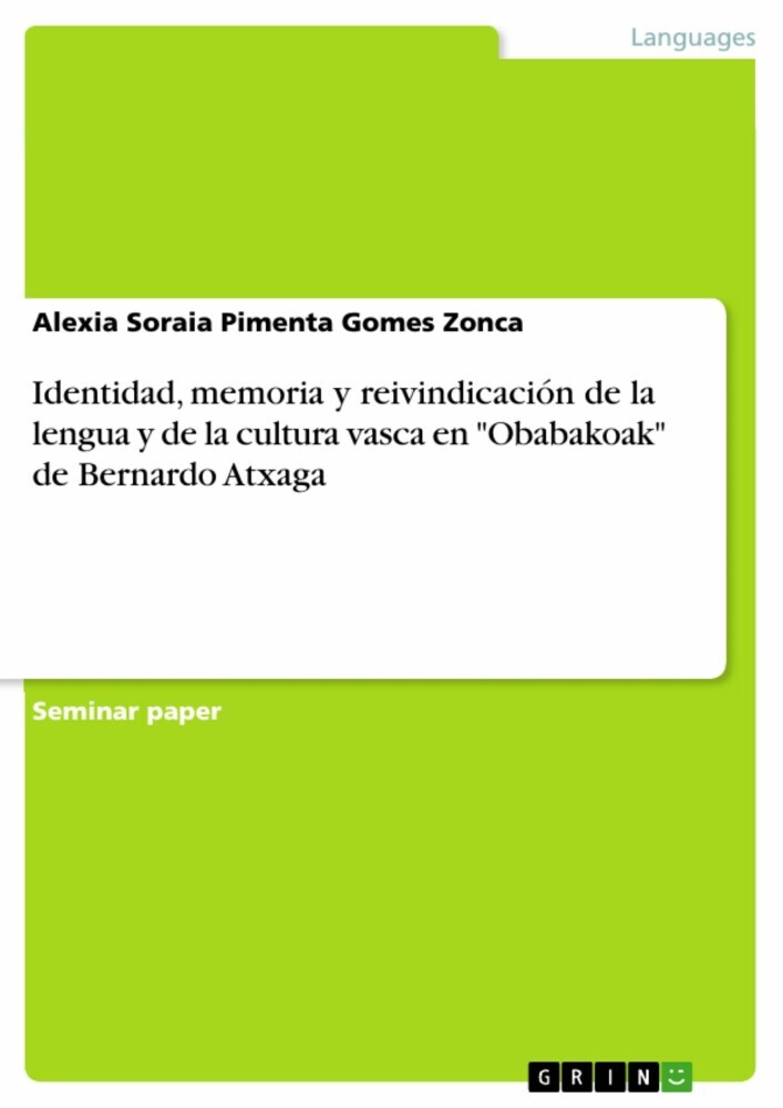 Identidad, memoria y reivindicación de la lengua y de la cultura vasca en 'Obabakoak' de Bernardo Atxaga main product photo