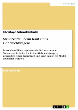 Steuervorteil beim Kauf eines Gebrauchtwagens