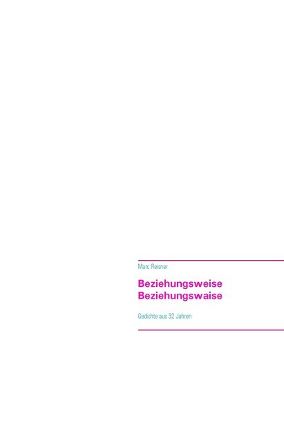 Beziehungsweise Beziehungswaise main product photo