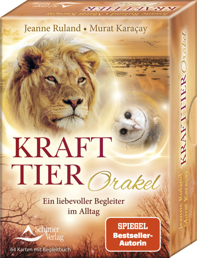 Krafttier-Orakel, 64 Orakelkarten u. Begleitbuch main product photo