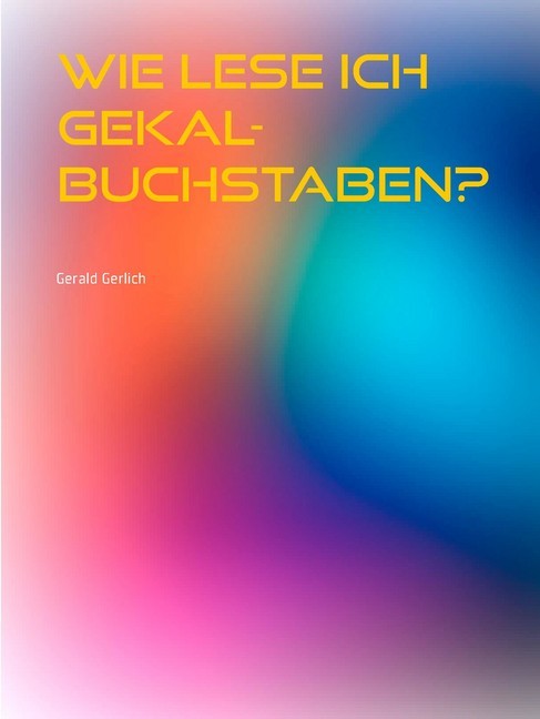 Wie lese ich Gekal-Buchstaben? main product photo