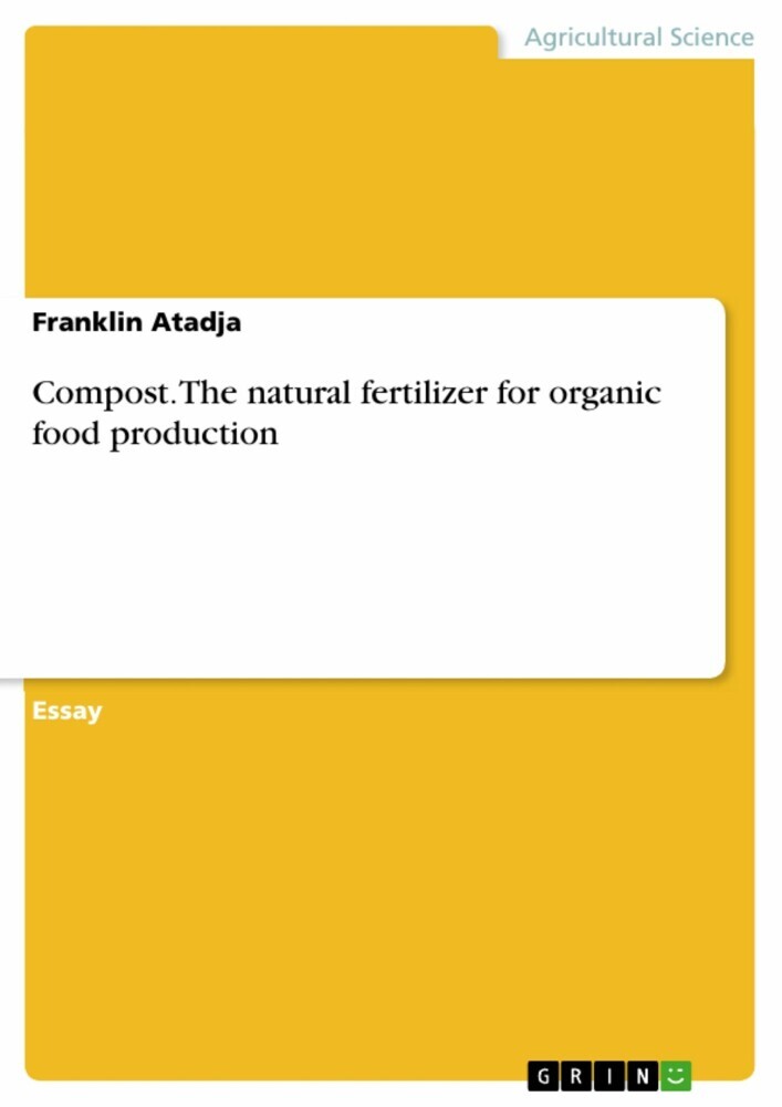 Compost. The natural fertilizer for organic food production main product photo
