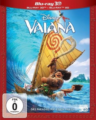 Vaiana 3D, 2 Blu-rays